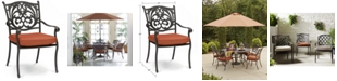 Furniture Chateau Cast Aluminum Outdoor Dining Chair, Created for Macy's